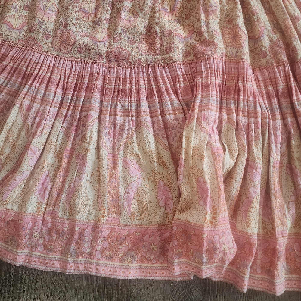 Spell And The Gypsy Collective Poinciana Strappy Dress Gown Size M - Picture 8 of 11